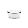 BOWL ENLOZADO BLANCO & NEGRO 18 CM