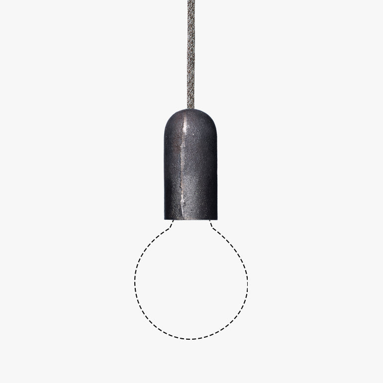 LAMPARA COLGANTE BASE IRON